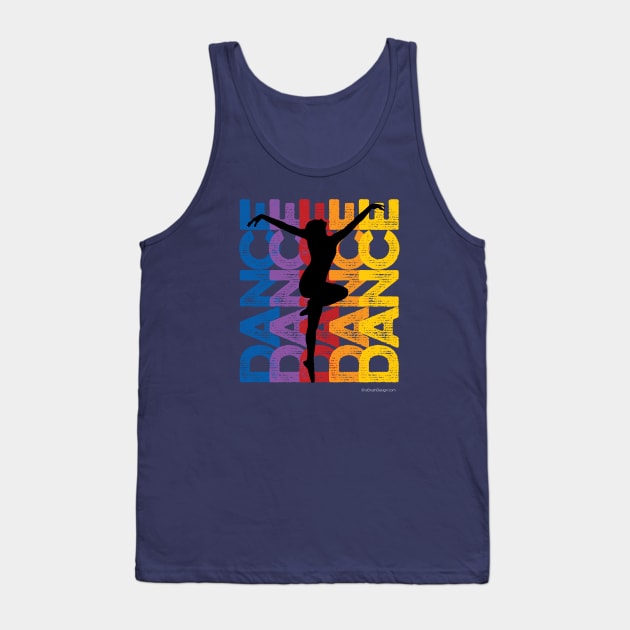 Danse et Lettres Tank Top by eBrushDesign